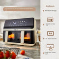 Dual-Basket Air Fryer with Multi-Function Cooking