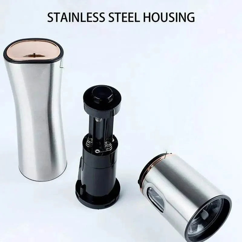Battery-Powered Electric Salt and Pepper Grinder