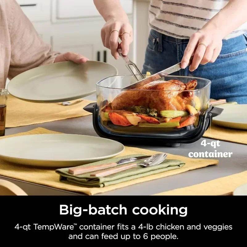 Glass Air Fryer Cooking System