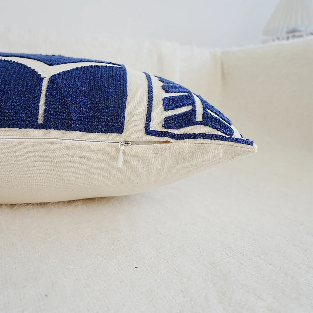 Luxury European-Style Embroidered Cushion Cover