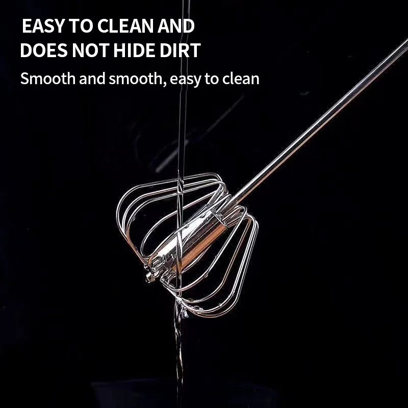 Semi-Automatic Stainless Steel Egg Beater