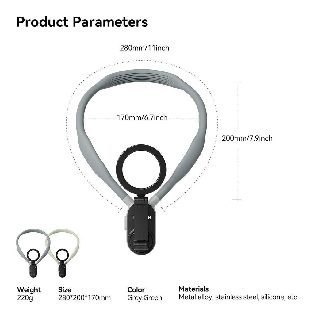Silicone Magnetic Neck Mount for phone