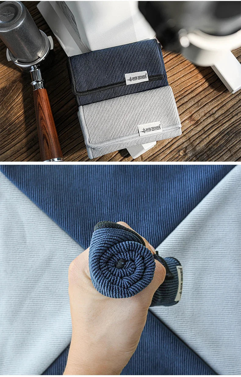 MHW-3BOMBER Coffee Bar Square Towels Barista Cleaning Cloths Professional Espresso Maker Tools Home Kitchen Accessories