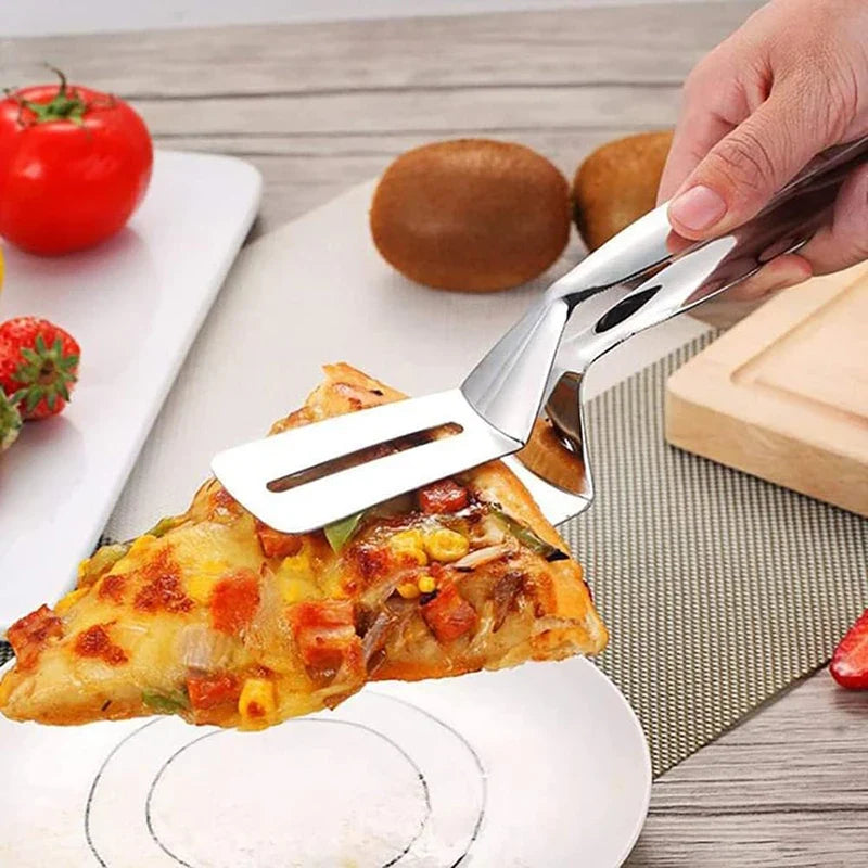1-Pack Heavy Duty Steak Tongs - Thanksgiving Turkey Flipper & Holiday Grill Master Tool