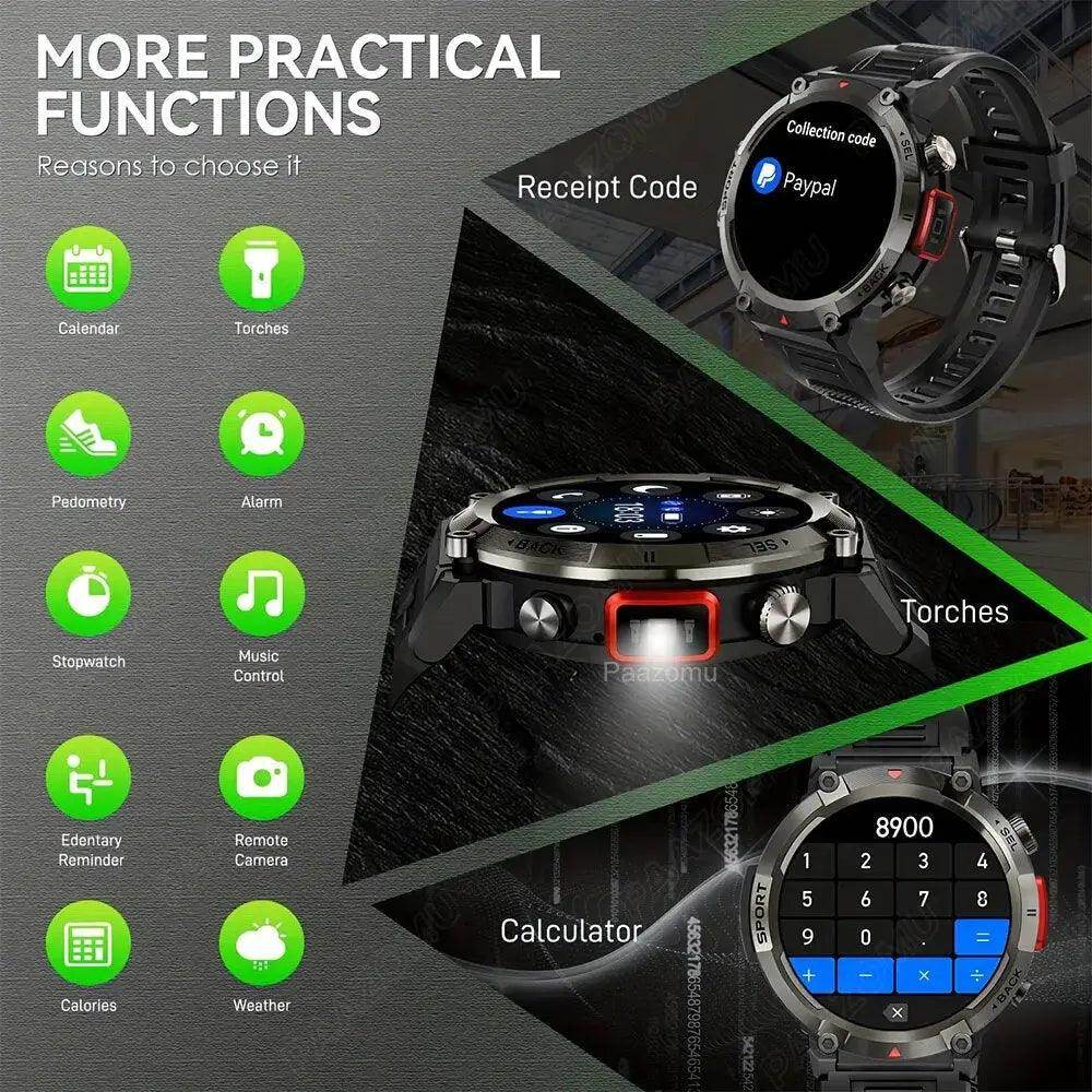 Sports smartwatch Fitness tracker for Men