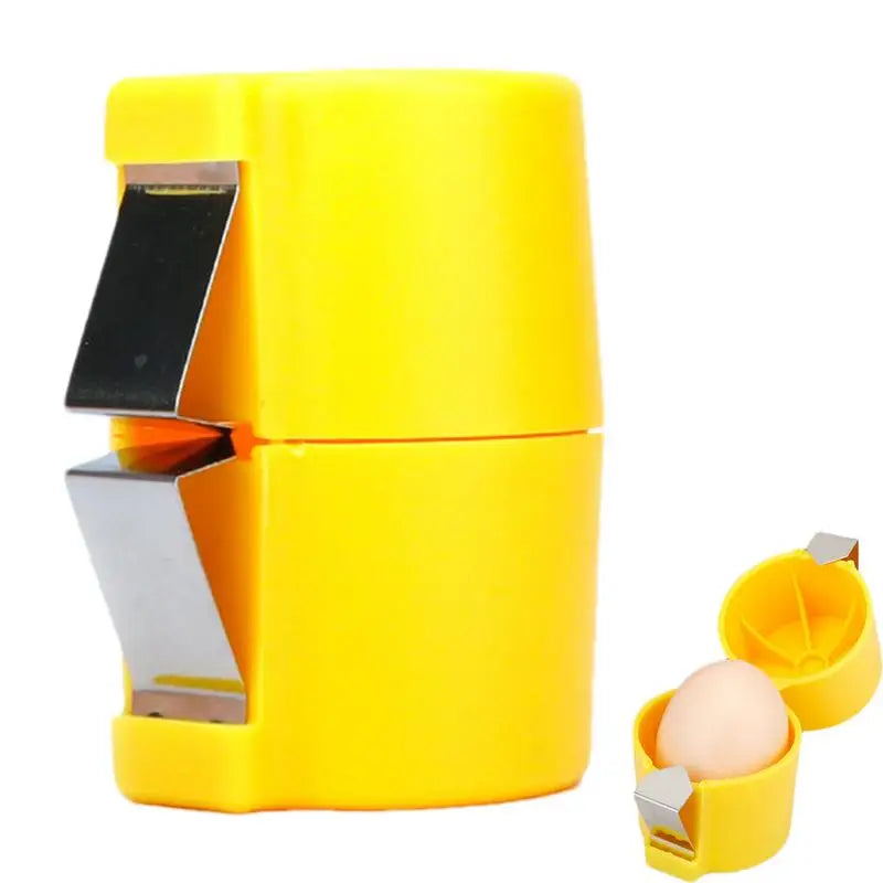 Egg Sheller & Opener Tool – Egg Beater and Separator for Boiled or Raw Eggs, Easy Peeler Kitchen Gadget for Baking & Cooking