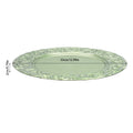 100PCS 13-Inch Round Charger Plates – Decorative Silver/Green Table Setting Plates for Weddings, Parties, Events & Kitchen Dining