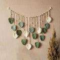 Macrame Hanging Leaf Wall Art