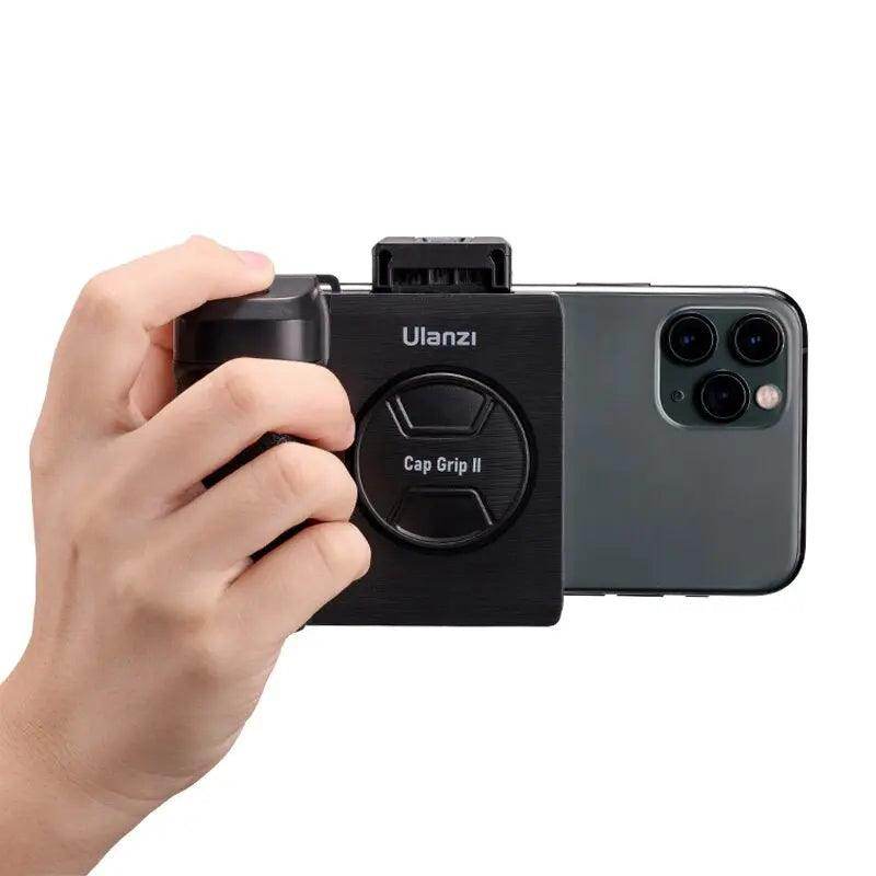 Bluetooth Handheld Selfie Stick Grip Phone Shutter