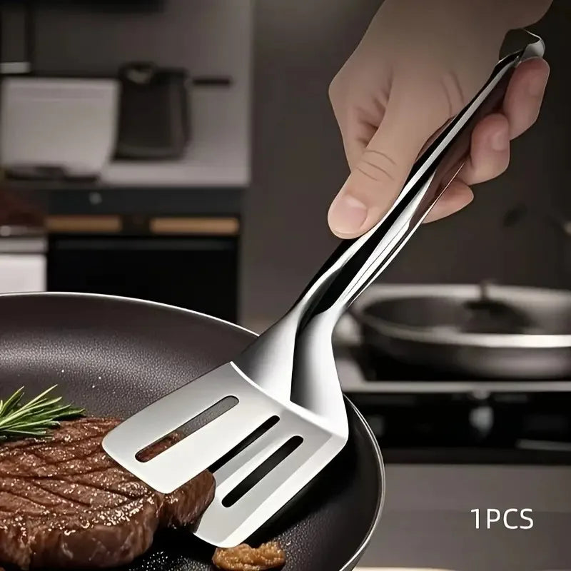 Heavy Duty Steak Tongs – Thanksgiving Turkey Flipper & Holiday Grill Tool | Durable Metal Meat Turner for BBQ, Roasting & Cooking