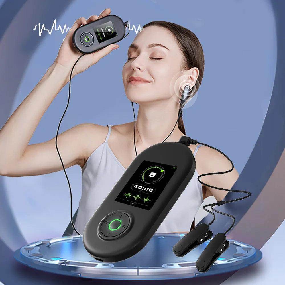 Smart Ear Acupressure Stimulator with Pulse Therapy