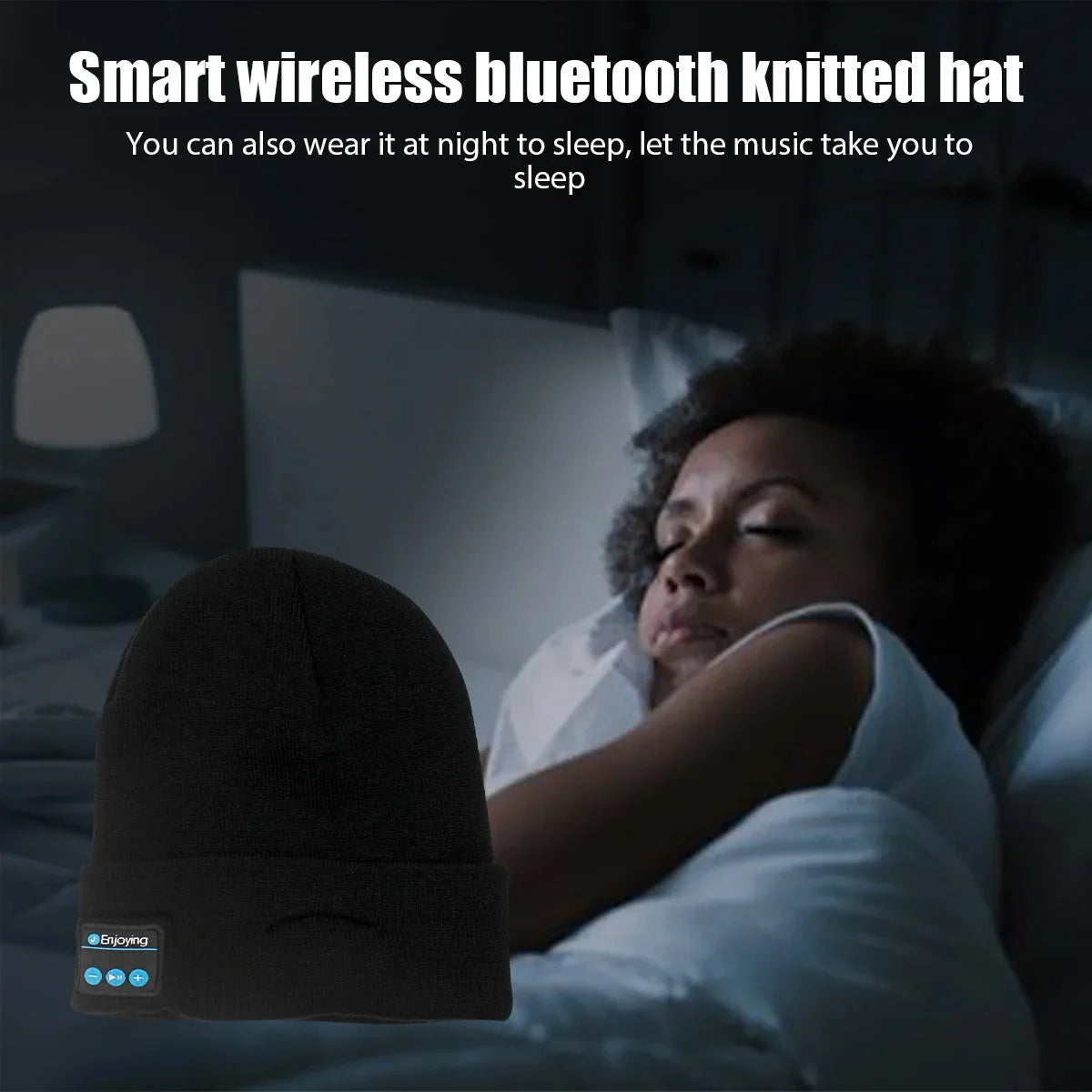 🎶 Wireless Bluetooth Music Hat – Winter Knitted Beanie with Headphones