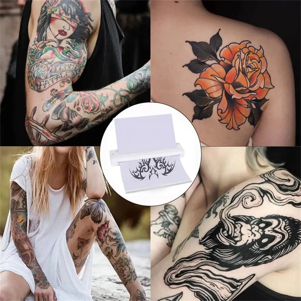 Wireless Tattoo Stencil Printer and Papers