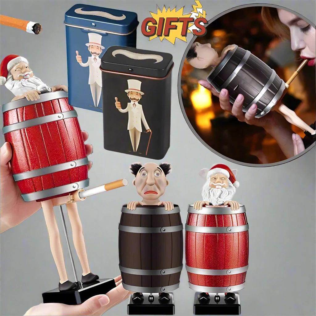 Uncle Santa Automatic Cigarette Box Strange