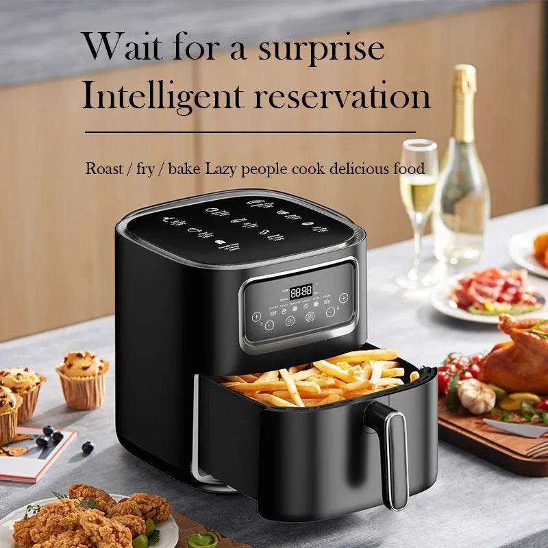 8L Intelligent Air Fryer Automatic Convection Oven