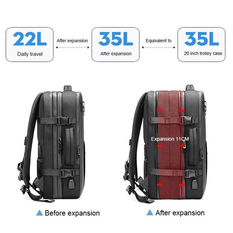 Airbag Backpack Waterproof Laptop Backpack