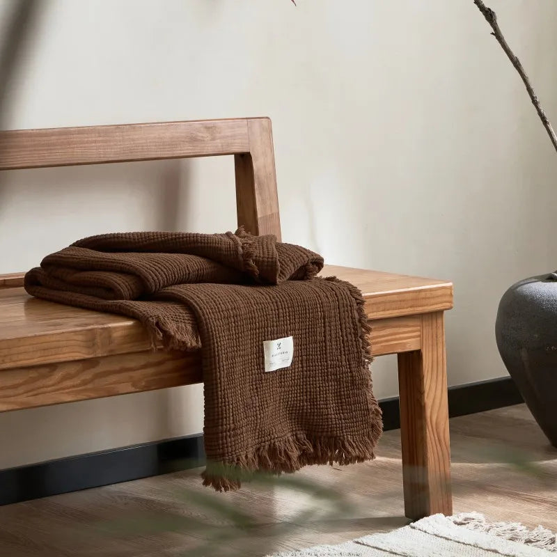 Cotton Gauze Throw Blanket