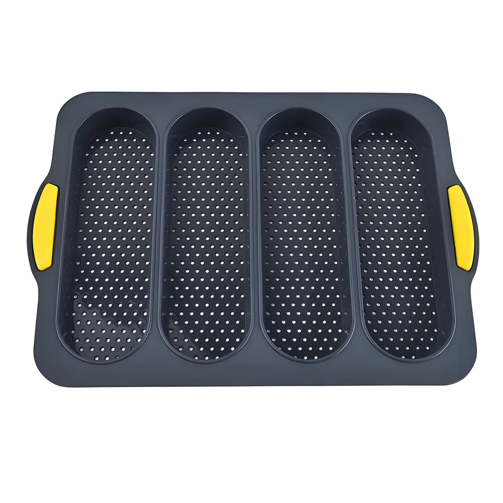 Large Silicone Baking Mold Non-Stick Baguette Bake Tray Kitchen Bakeware Accessories Grade Food Mould Oven Tool for Restaurant B