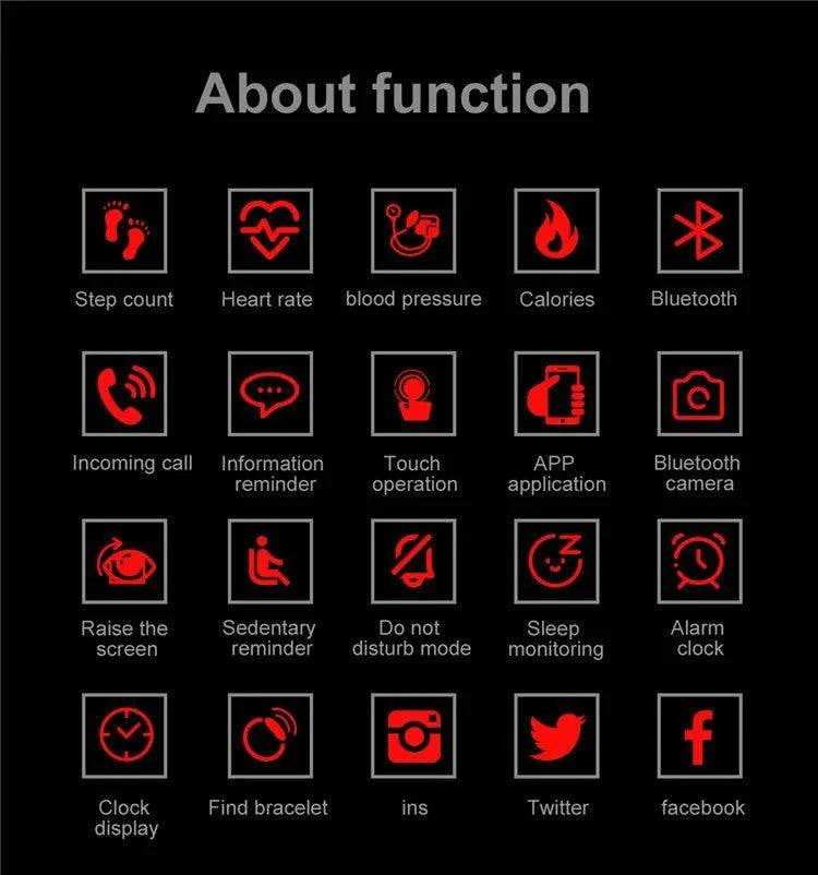 Smart Fitness Bracelet for Men & Women