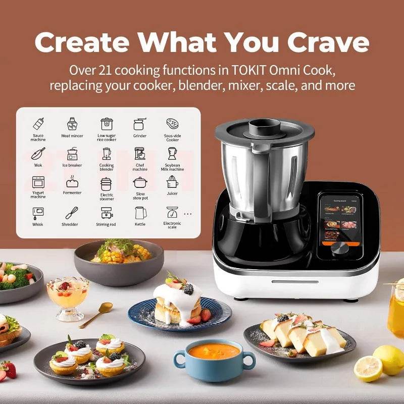 Omni Cook Chef Robot: Smart Cooking Machine