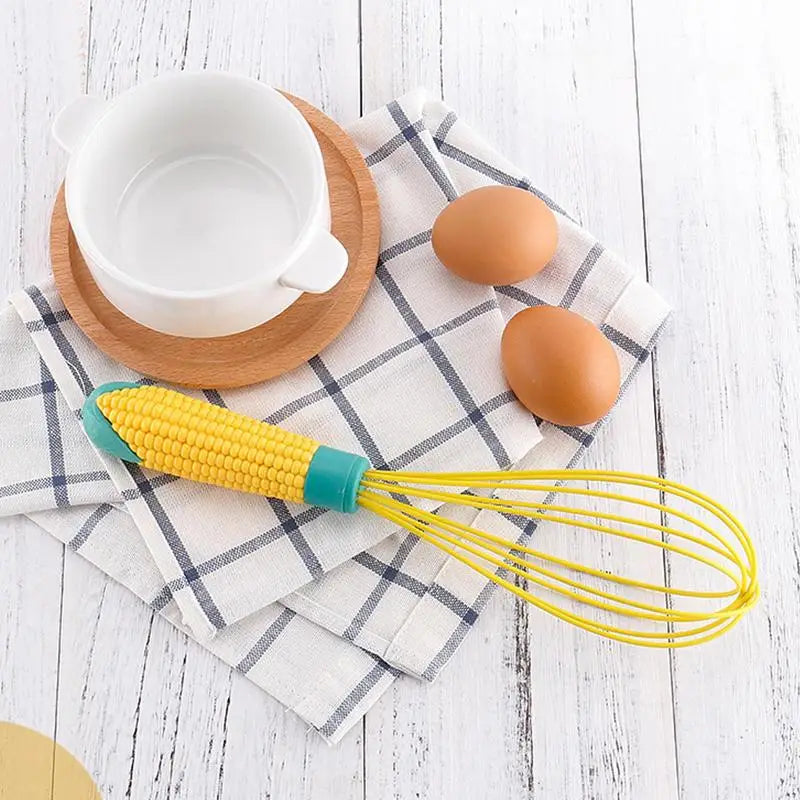 Heat-Resistant Silicone Whisk – Non-Stick Safe Balloon Egg Whisk for Mixing, Beating & Blending, Durable Kitchen Beater Tool