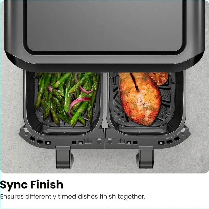 6 Quart Smart Dual Basket Air Fryer