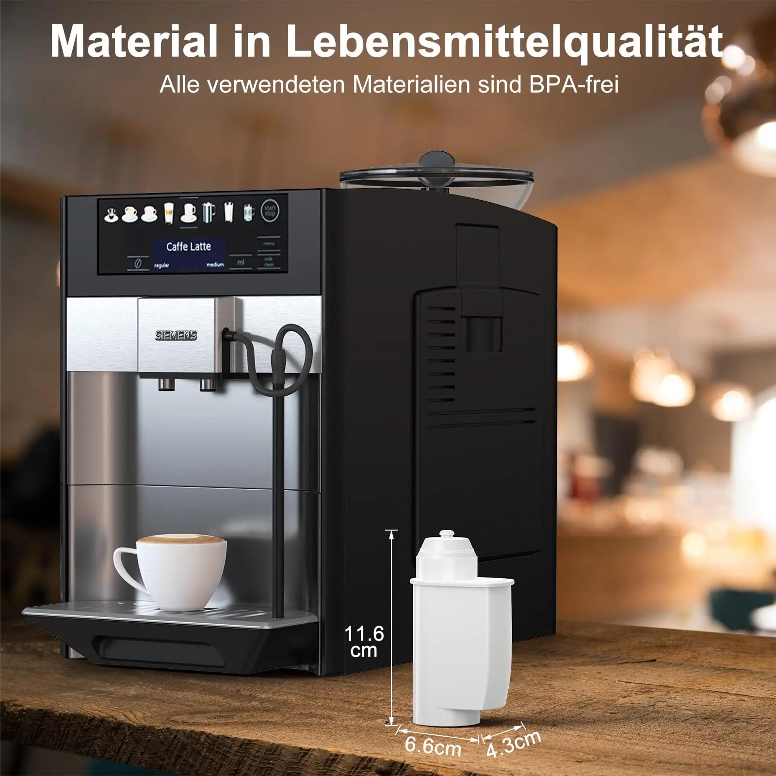 Water Filter Cartridge for Siemens EQ6 EQ9 Coffee Machines