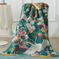 Cotton Gauze Floral Bath Towel