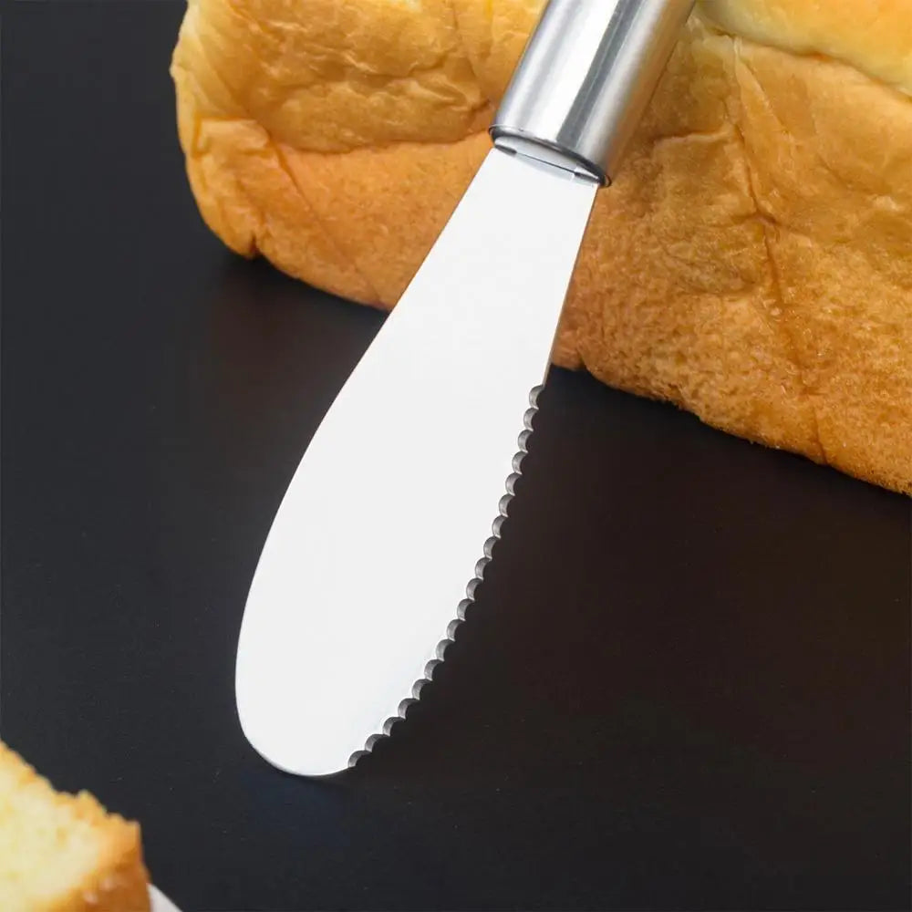Stainless Steel Butter Spreader Knife – Charcuterie Utensil for Cheese, Jam, Butter & Spreads, Durable Kitchen Gadget for Everyday Use