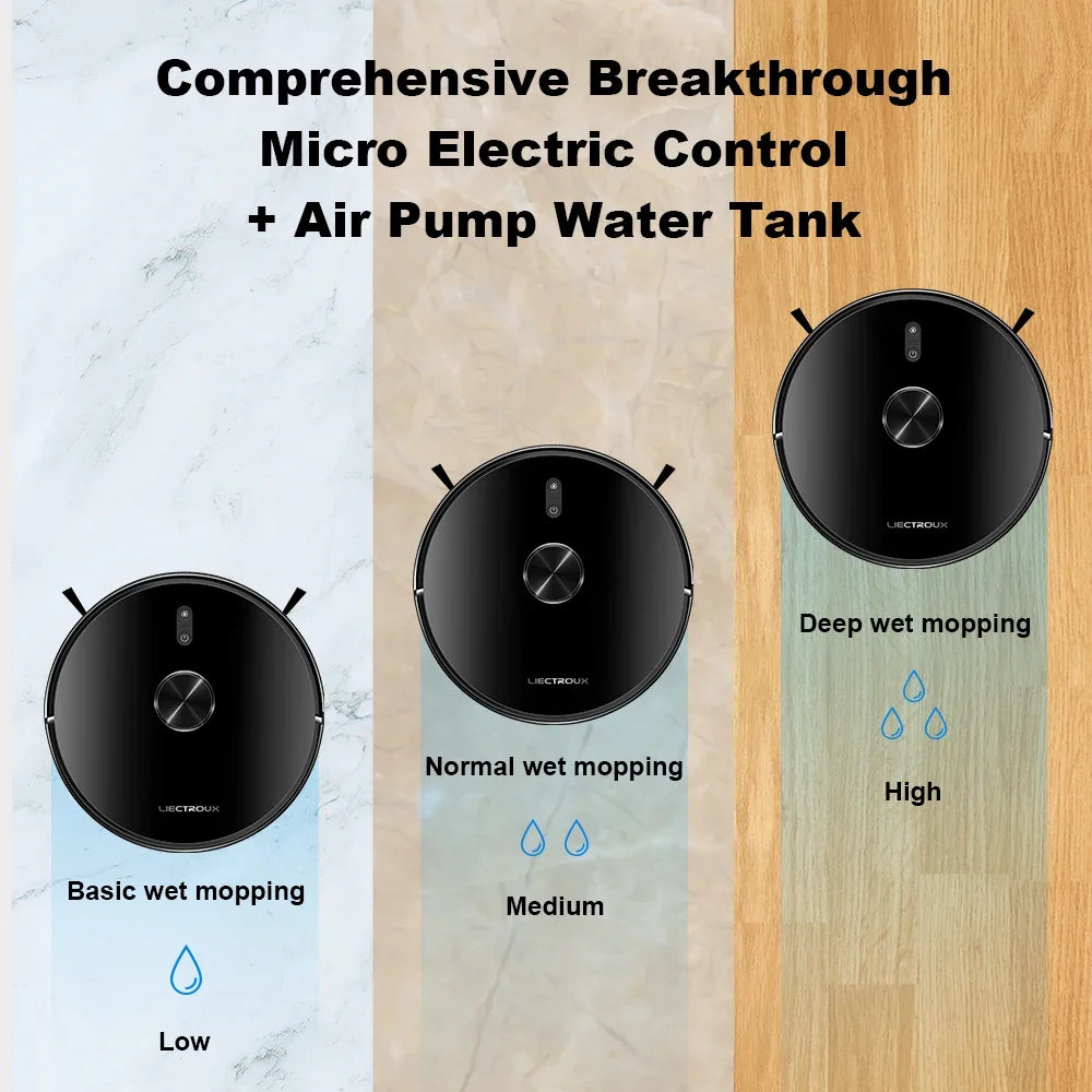 Smart Robot Vacuum Cleaner with Laser Navigation