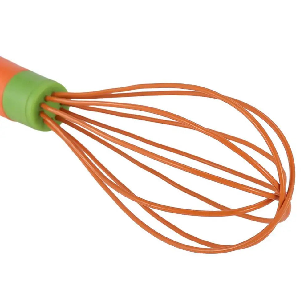 Heat-Resistant Silicone Whisk – Non-Stick Safe Balloon Egg Whisk for Mixing, Beating & Blending, Durable Kitchen Beater Tool