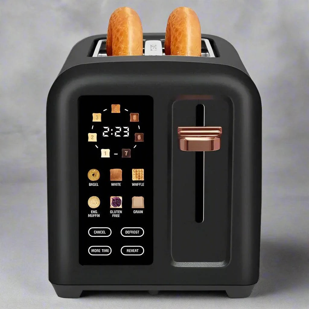2-Slice Smart Toaster with LCD Display