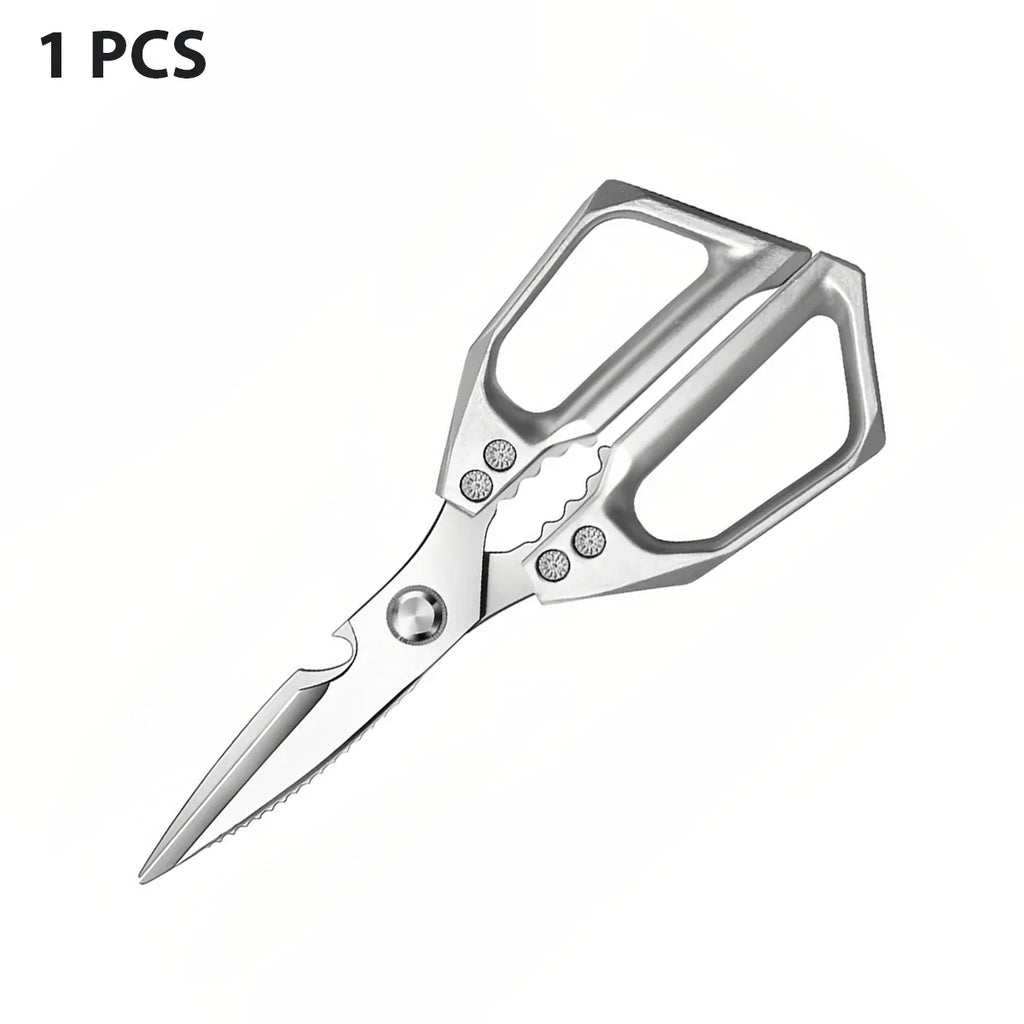 Stainless Steel Kitchen Shears Multifunctional Stainless Steel Kitchen Tools Cutting Vegetables Meat Fish Food Scissors