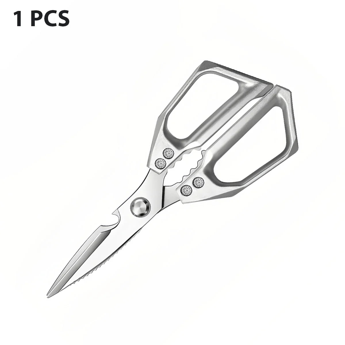Stainless Steel Kitchen Shears – Multifunctional Food Scissors for Cutting Vegetables, Meat, Fish & Everyday Cooking Tasks
