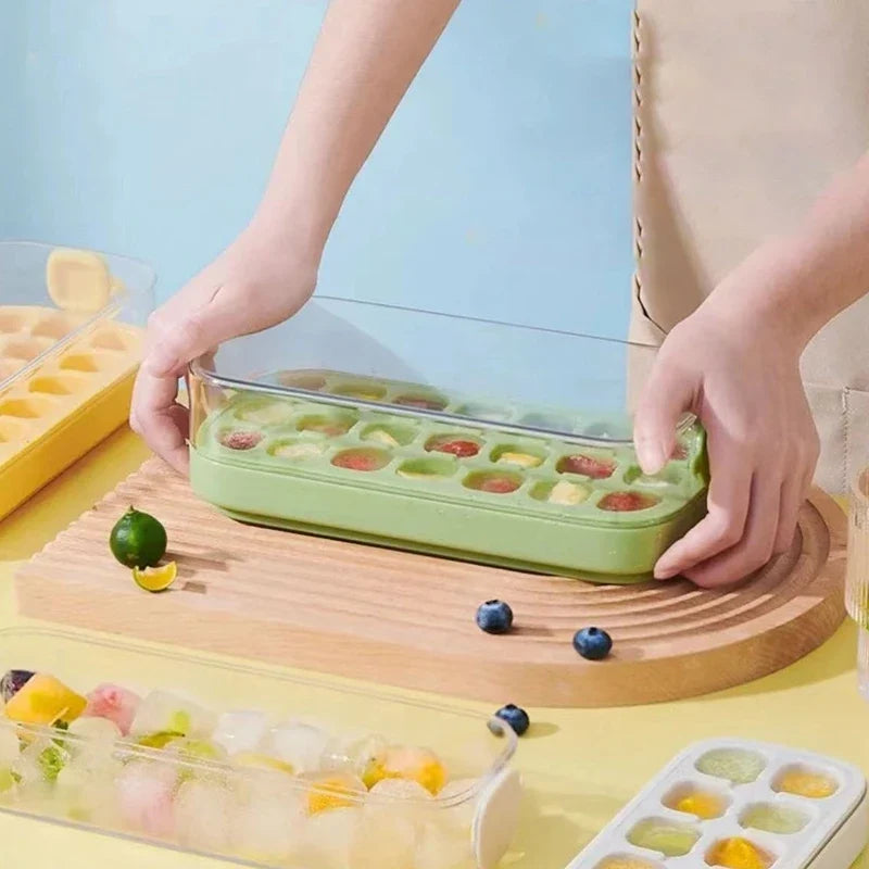 21-Grid Silicone Ice Cube Tray