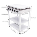 5 Hearth Grill, Gas Grill, 2.5 kW Burner,Freestanding, For Home Cooking, Outdoor Grilling, Camping, Fishing, RVing