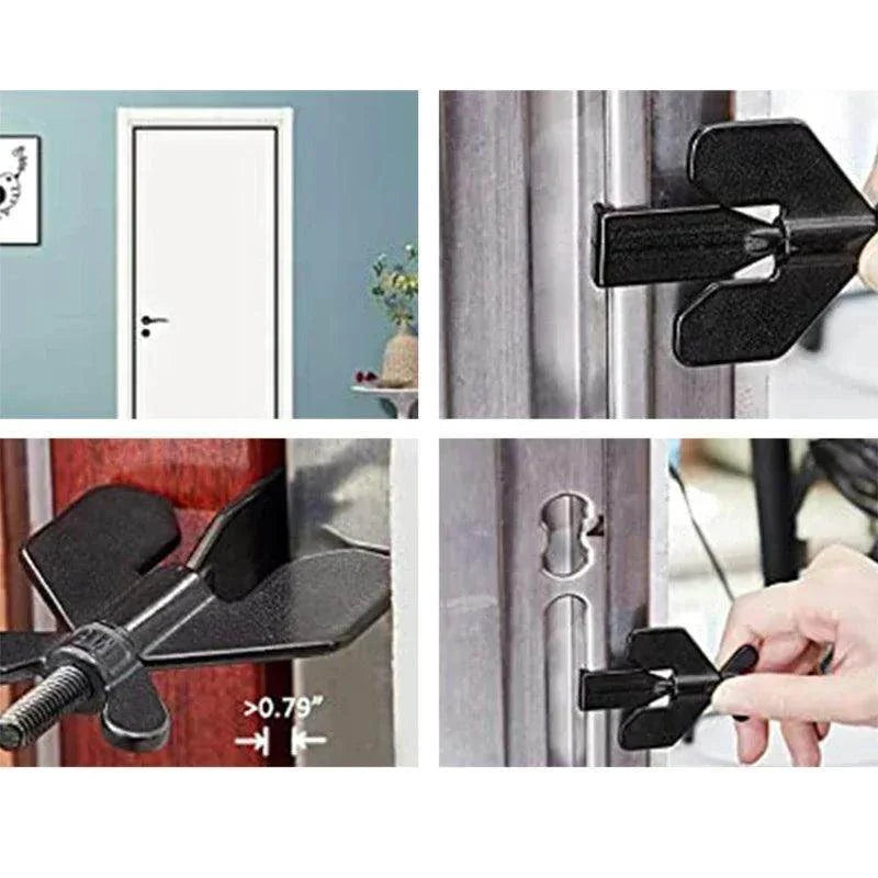 Portable lock for hotel room Travel Anti-theft Door Stopper