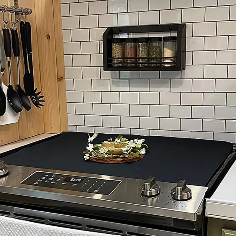 Electric Stove Protector Mat Induction Cooker Protection Pad Non-Slip Stove Covers For Electric Stove Top Non-Slip Kitchen Tools