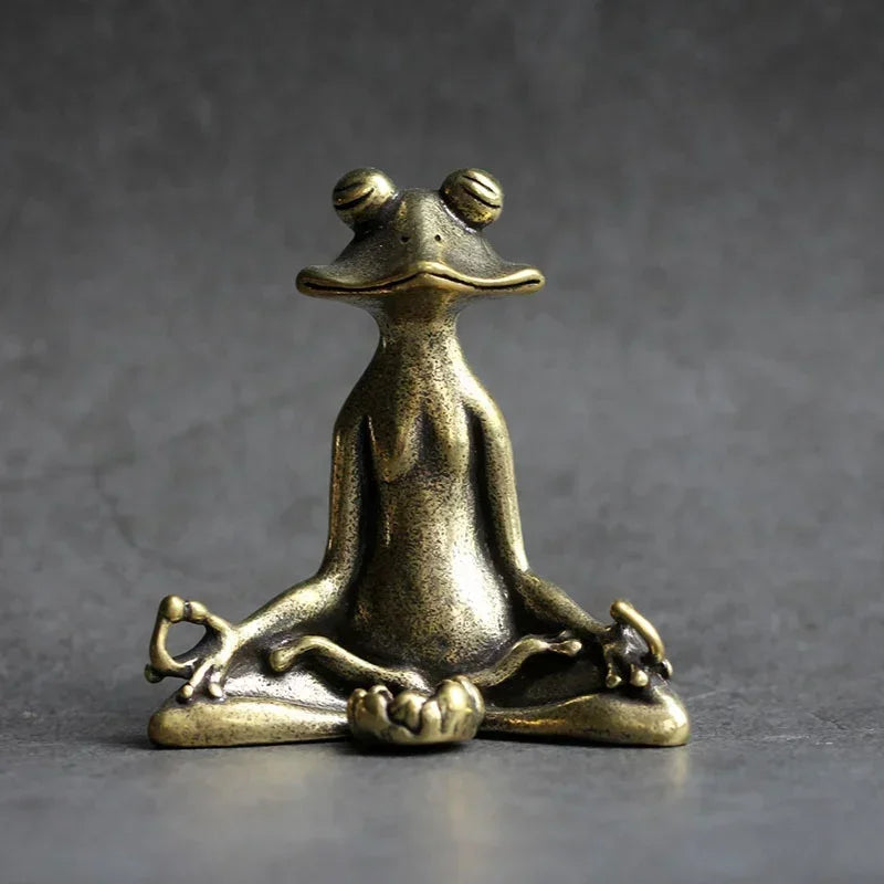 Zen Sitting Frog Incense Holder