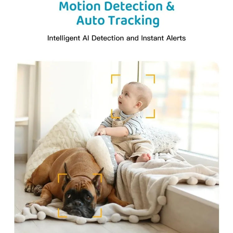 📸 Arenti 4MP 360° PTZ Wi‑Fi Baby & Pet Camera