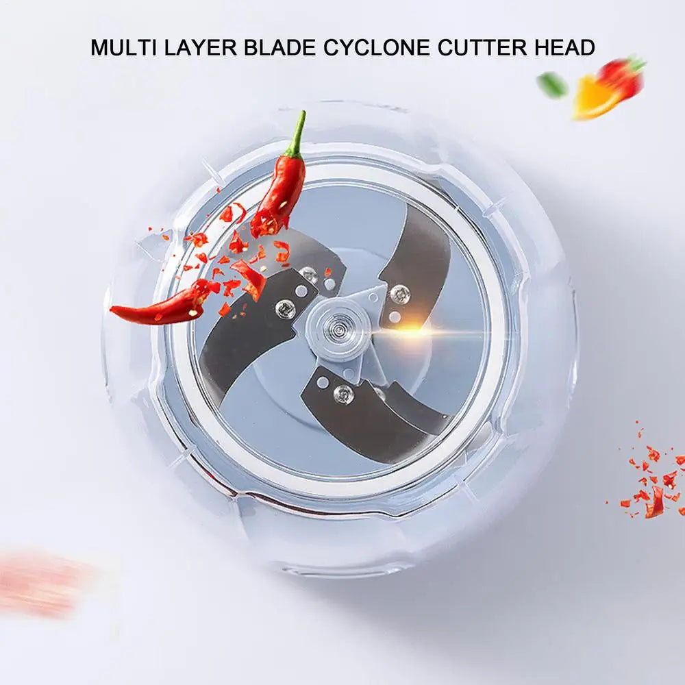 500ML Manual Meat Mincer Garlic Chopper Hand Pull Press Crusher Vegetable Grinder Chili Onion Cutter Kitchen Cooking Tools