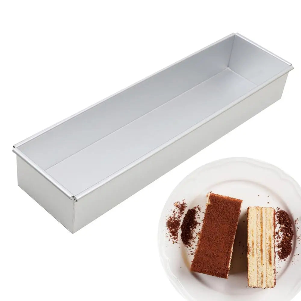 Aluminum Alloy Rectangle Tiramisu Cake Mold – Professional Baking Pan for Desserts, Layered Cakes, Pastries & Kitchen Use