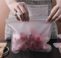 Silicone Food Storage Containers – Stand-Up Zip-Shut Bags