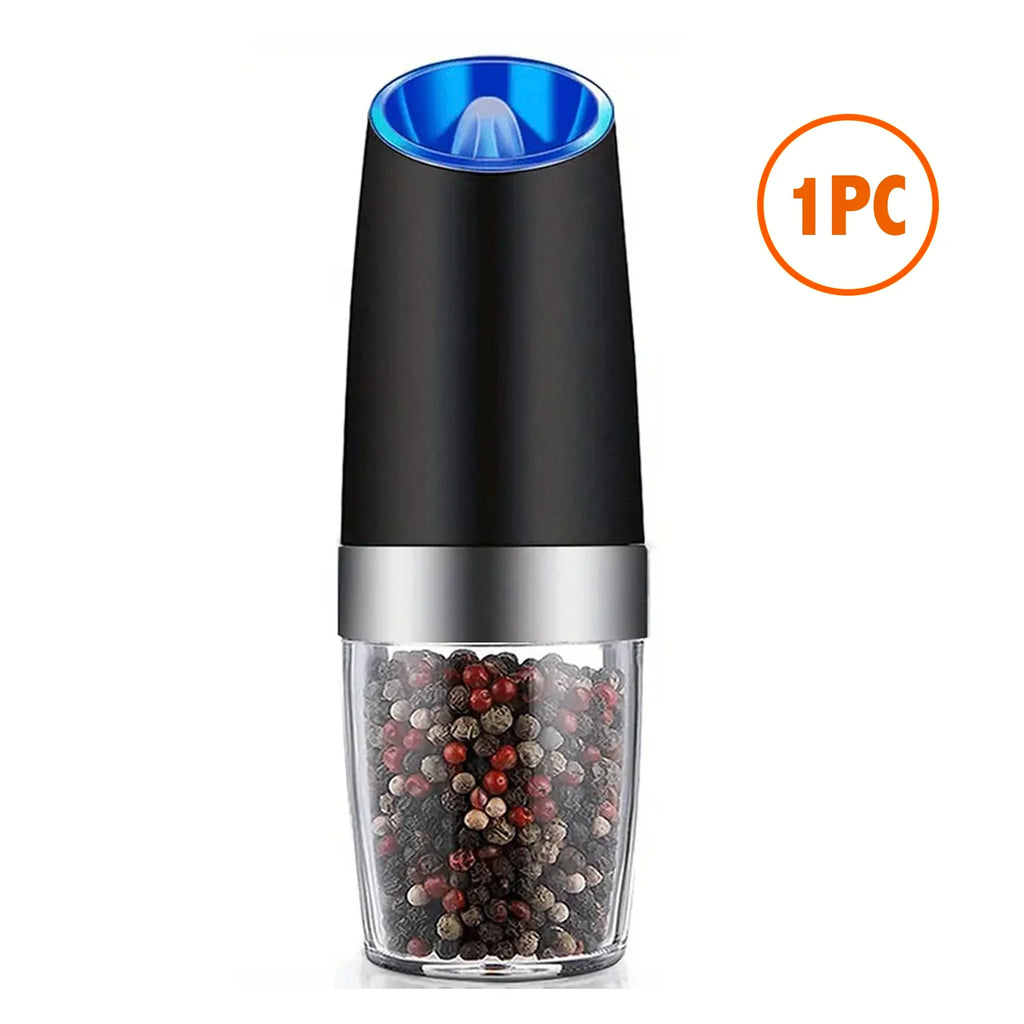 Gravity Electric Salt & Pepper Mill – Automatic Tilt-to-Grind Grinder, Battery Powered with Adjustable Coarseness & Upgraded Large Capacity