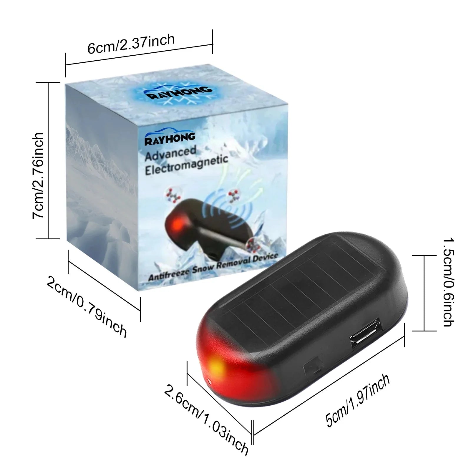 ❄️ Car Window Anti-Ice & Snow Cover – Winter Antifreeze Protection Device