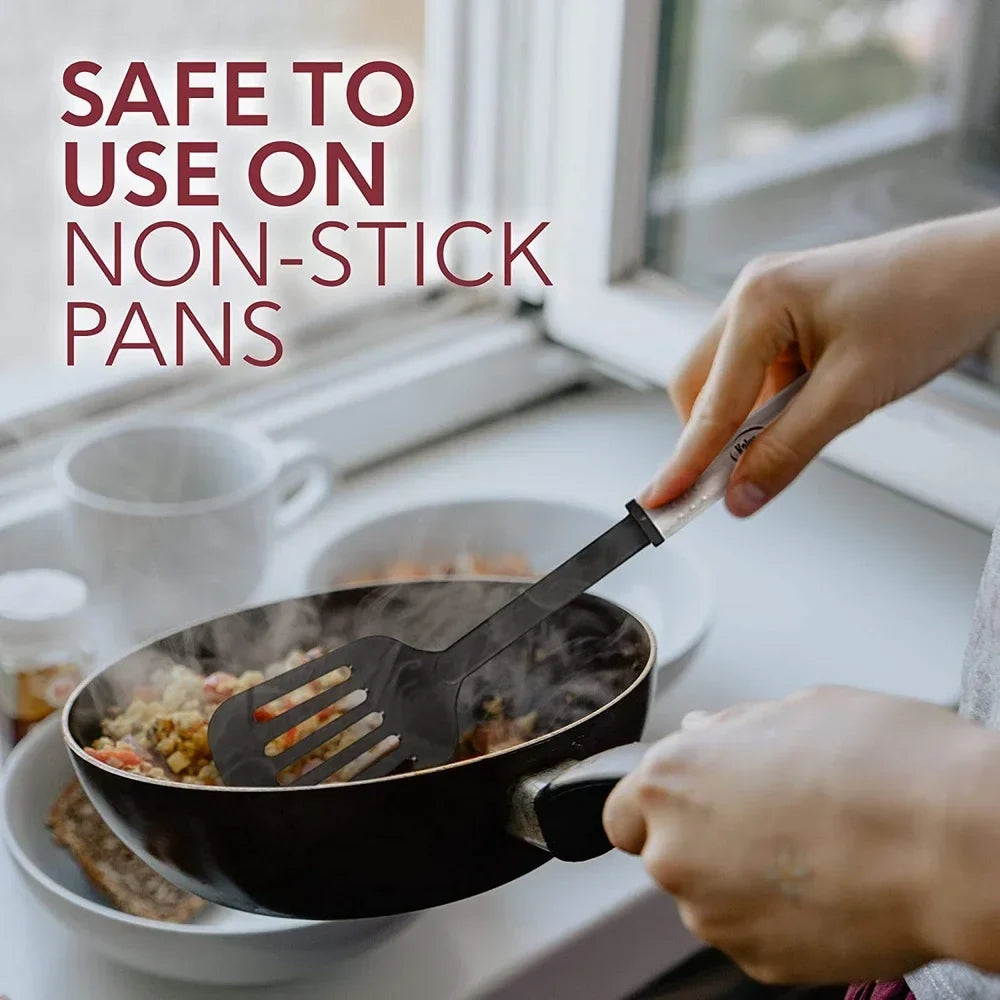 24 Piece Kitchen Utensil Set Non-Stick Nylon Stainless Steel Heat Resistant Cooking Tools Dishwasher Safe Kitchen Gadgets