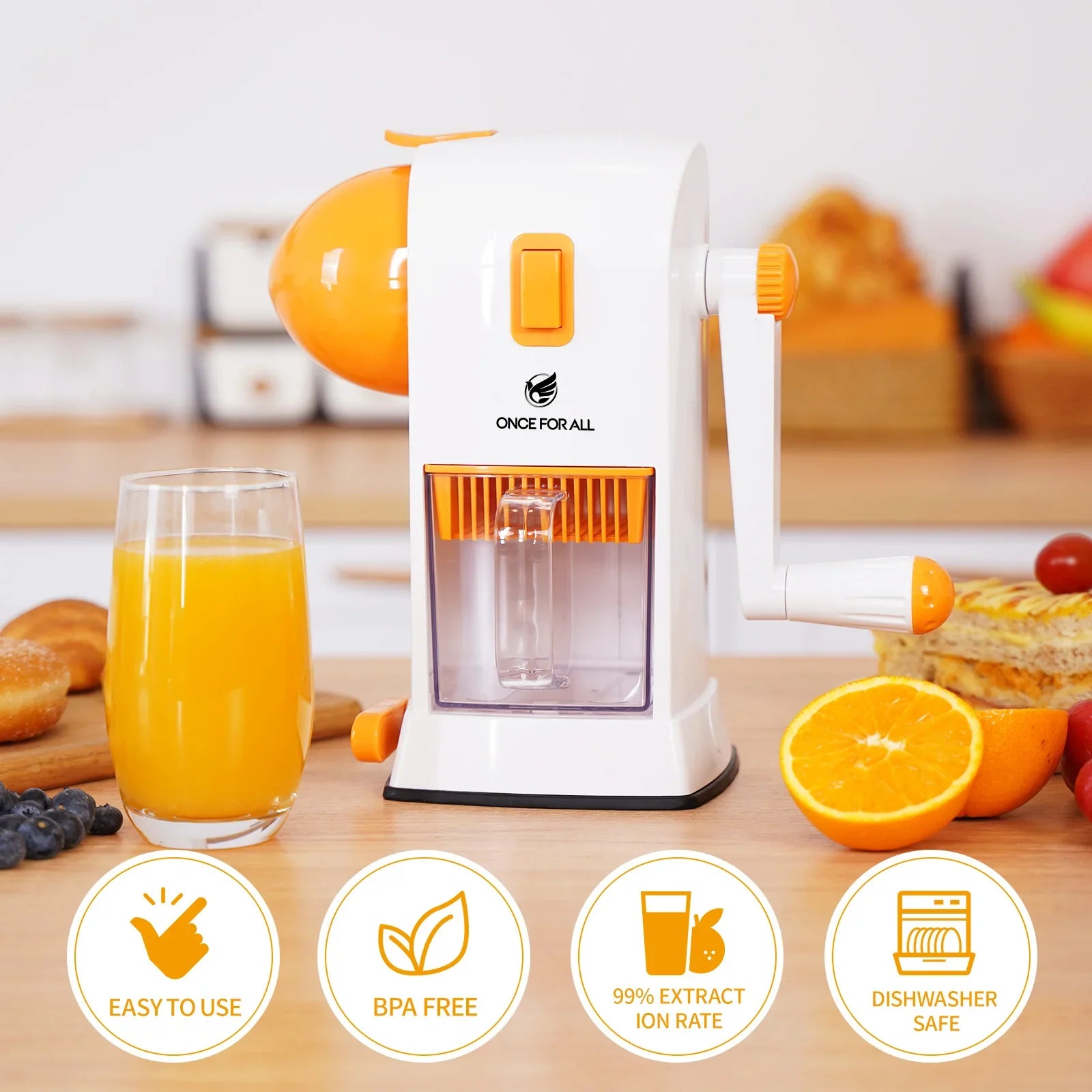 Manual Orange Juicer – Kitchen Helper Citrus Press