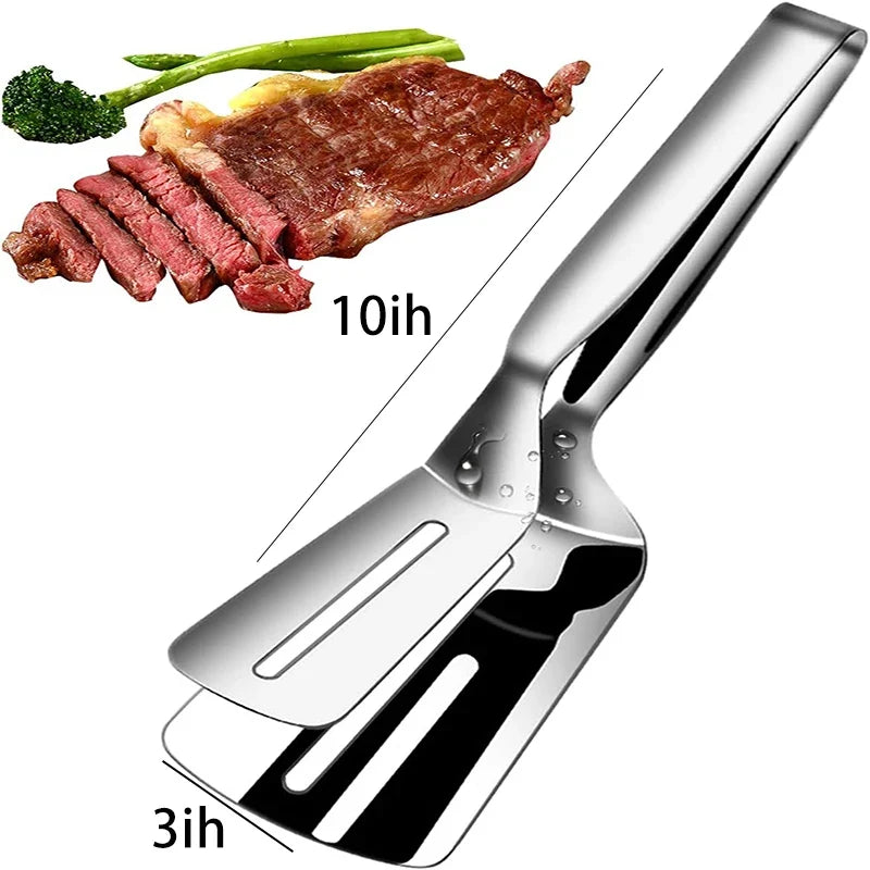 1-Pack Heavy Duty Steak Tongs - Thanksgiving Turkey Flipper & Holiday Grill Master Tool