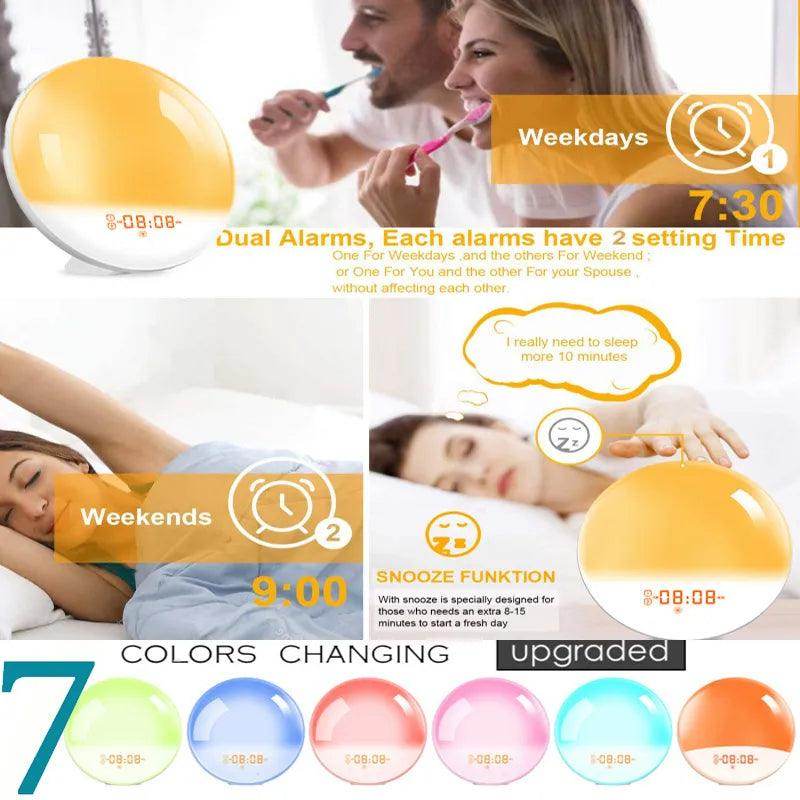 Wake Up Sunrise Simulation Alarm Clock