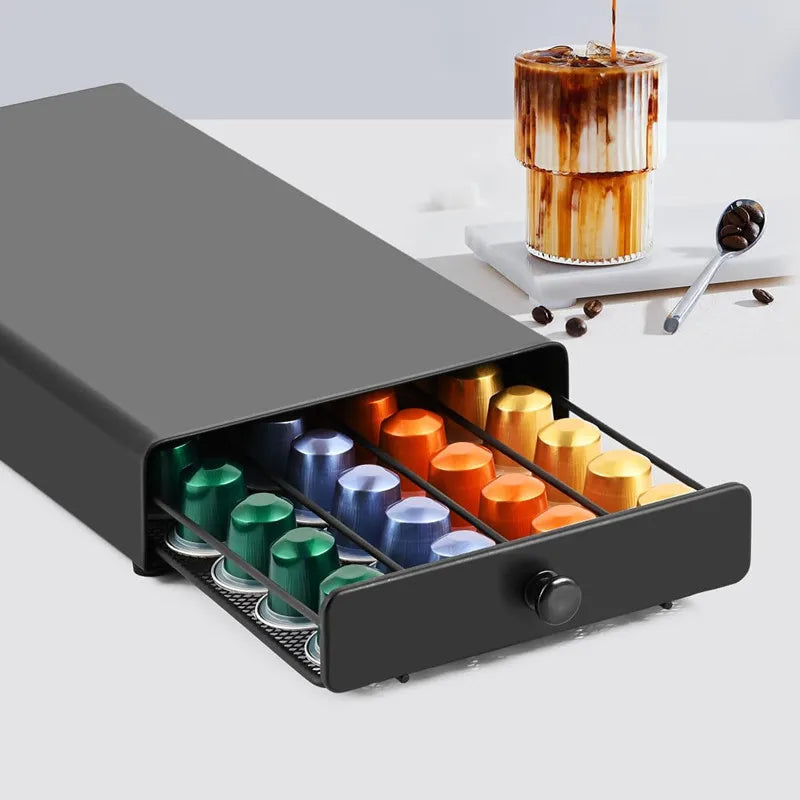 ☕ 40 Nespresso Pods Coffee Drawer Holder